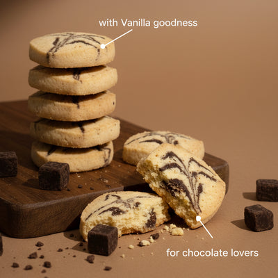 Shakambaris Vanilla Chocolate Cookies – 250 g Box