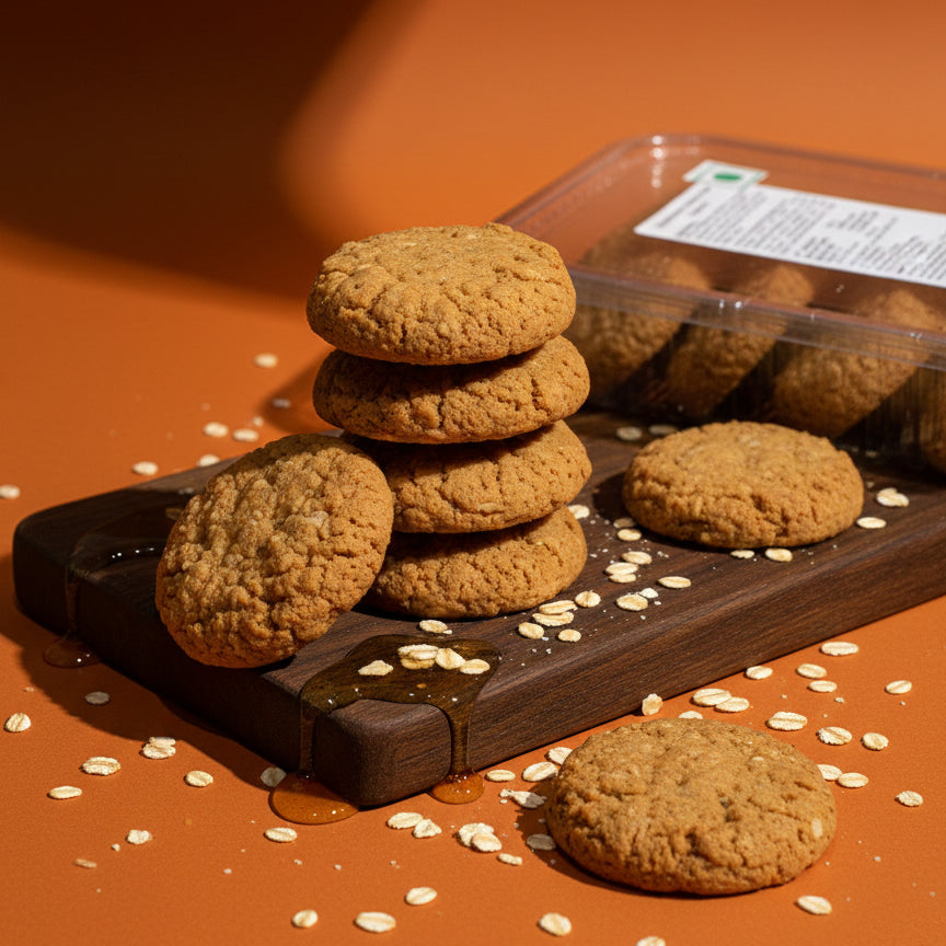 Shakambaris Honey Oats Cookies – 250 g Box