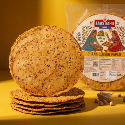 Saas Bahu Chana Lahsun Papad – 400 g
