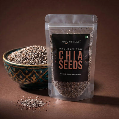 Moontreat Raw Chia Seeds – 100 g Pouch