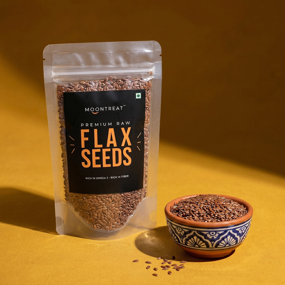 Moontreat Raw Flax Seeds – 100 g Pouch