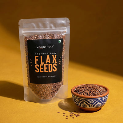 Moontreat Raw Flax Seeds – 100 g Pouch