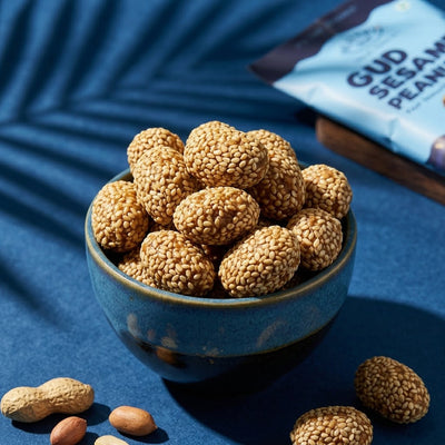 Healthy Treat Gud Sesame Peanuts – 40 g Pouch