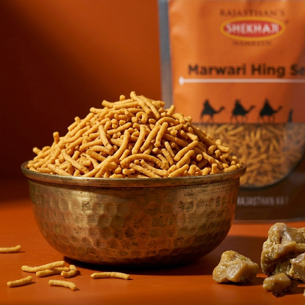 Shekhaji Marwari Hing Sev – 200 g Pouch