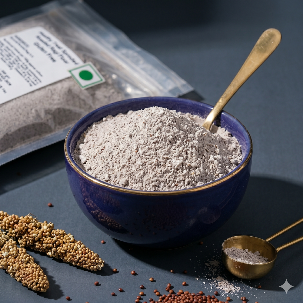 Healthy Treat Sprouted Roasted Ragi Flour – 500 g