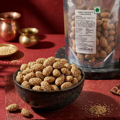 Healthy Treat Gud Til Coated Almond – 250 g