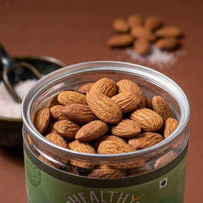 Healthy Treat Roasted Almond – 100 g Jar