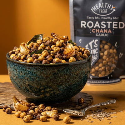 Healthy Treat Roasted Garlic Chana – 200 g Pouch
