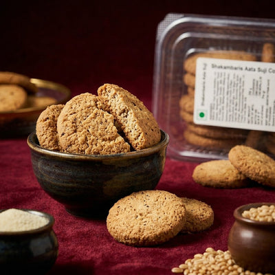 Shakambaris Atta Suji Cookies – 250 g Box