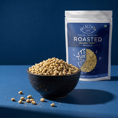 Healthy Treat Roasted Bajra Puff Masala – 100 g Pouch