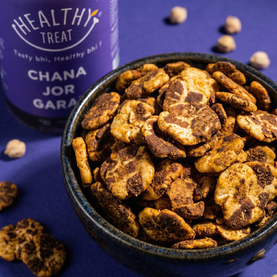 Healthy Treat Roasted Chana Jor Garam – 90 g Jar