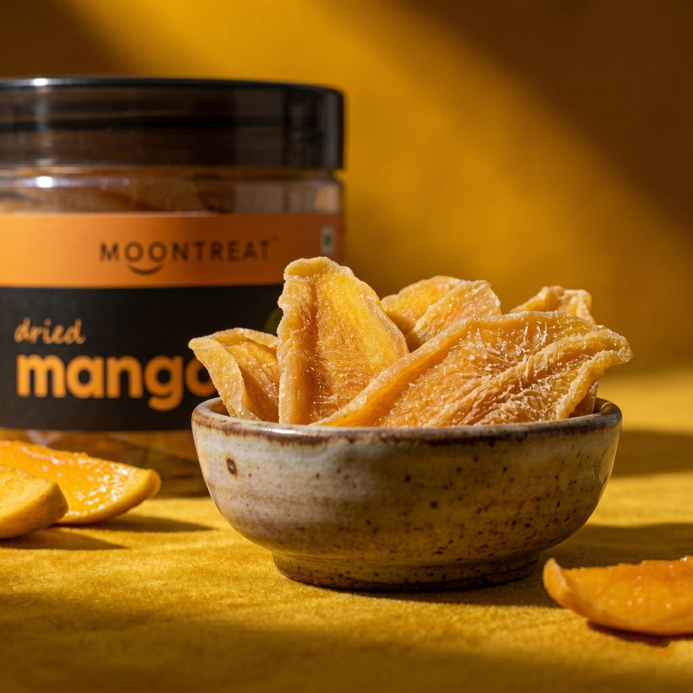 Moontreat Dried Mango Slices – 200 g Jar