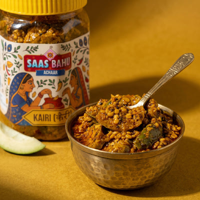 Saas Bahu Kairi Achar – 500 g Jar