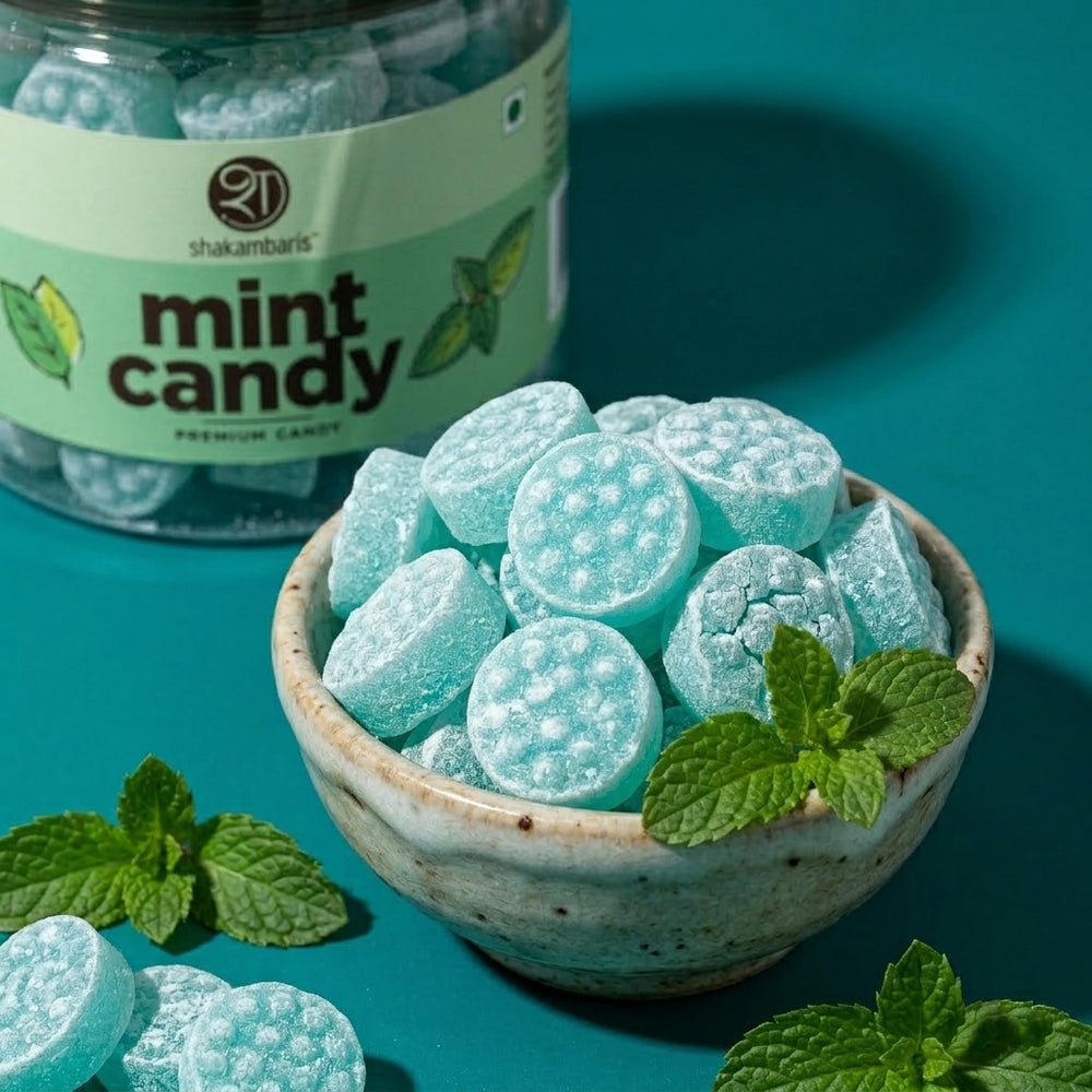 Shakambaris Mint Candy – 250 g Jar
