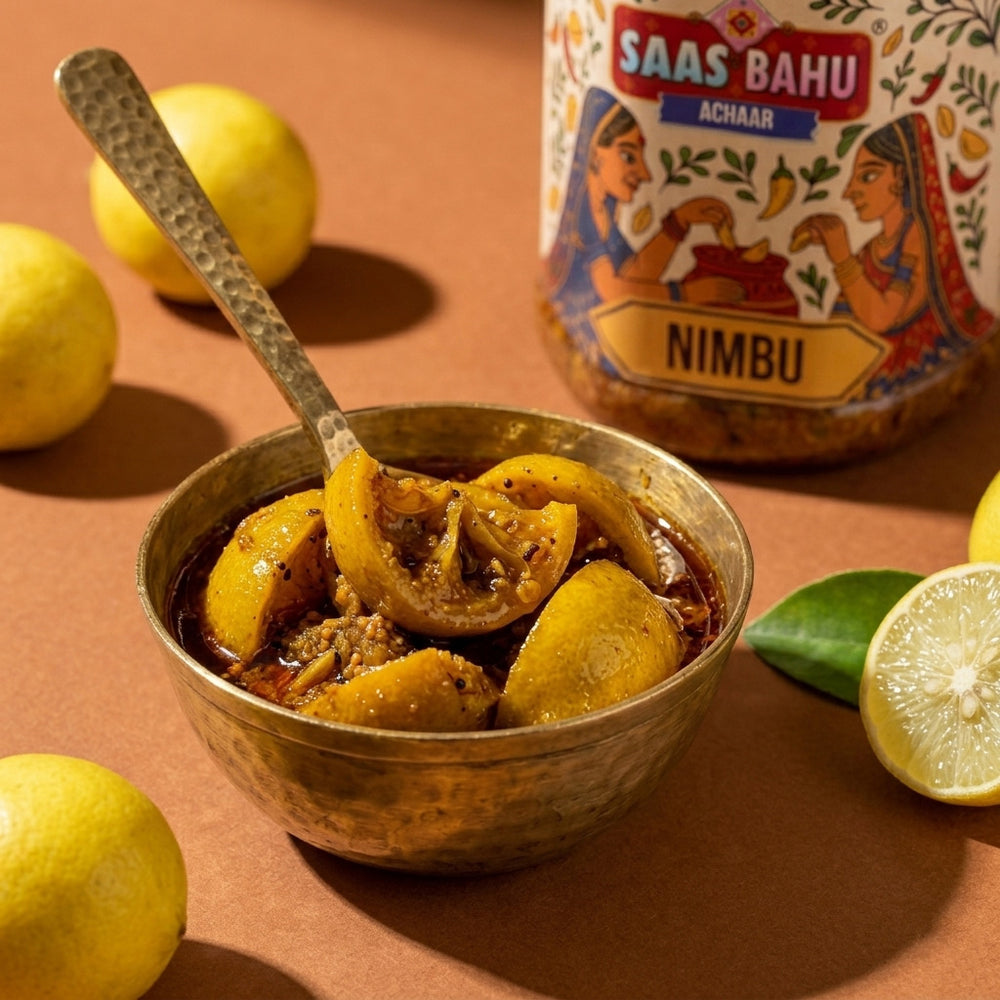 Saas Bahu Nimbu Achar – 500 g Jar