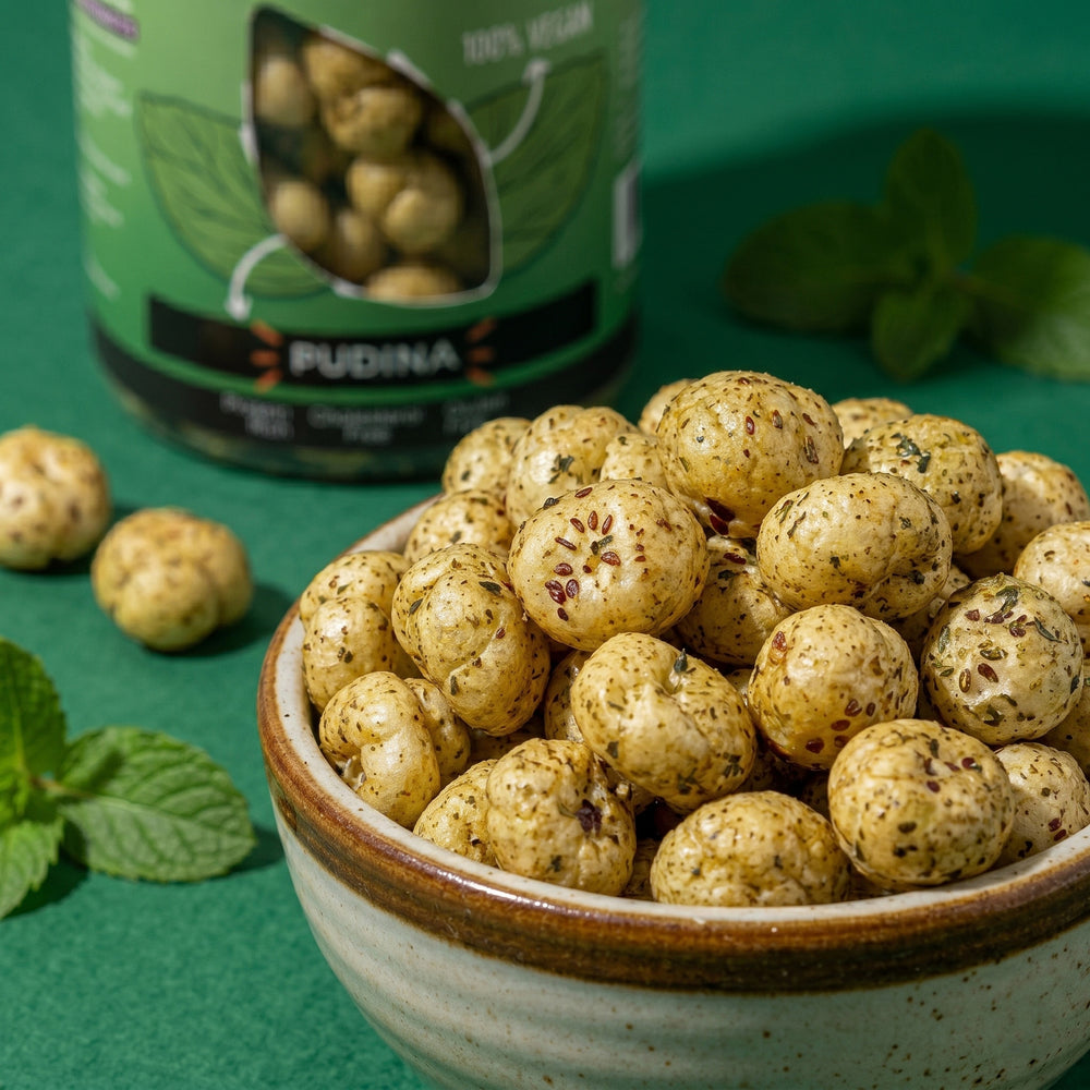 Healthy Treat Roasted Pudina Makhana – 70 g Jar