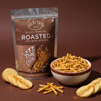 Healthy Treat Roasted Potato Sticks – 100 g Pouch