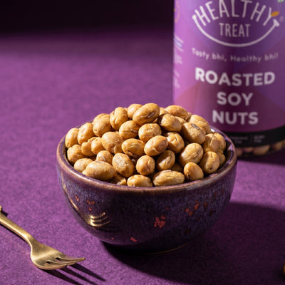 Healthy Treat Roasted Soybean – 80 g Jar