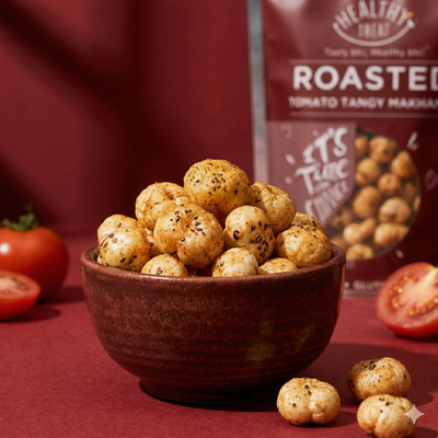 Healthy Treat Roasted Tomato Tangy Makhana – 60 g Pouch